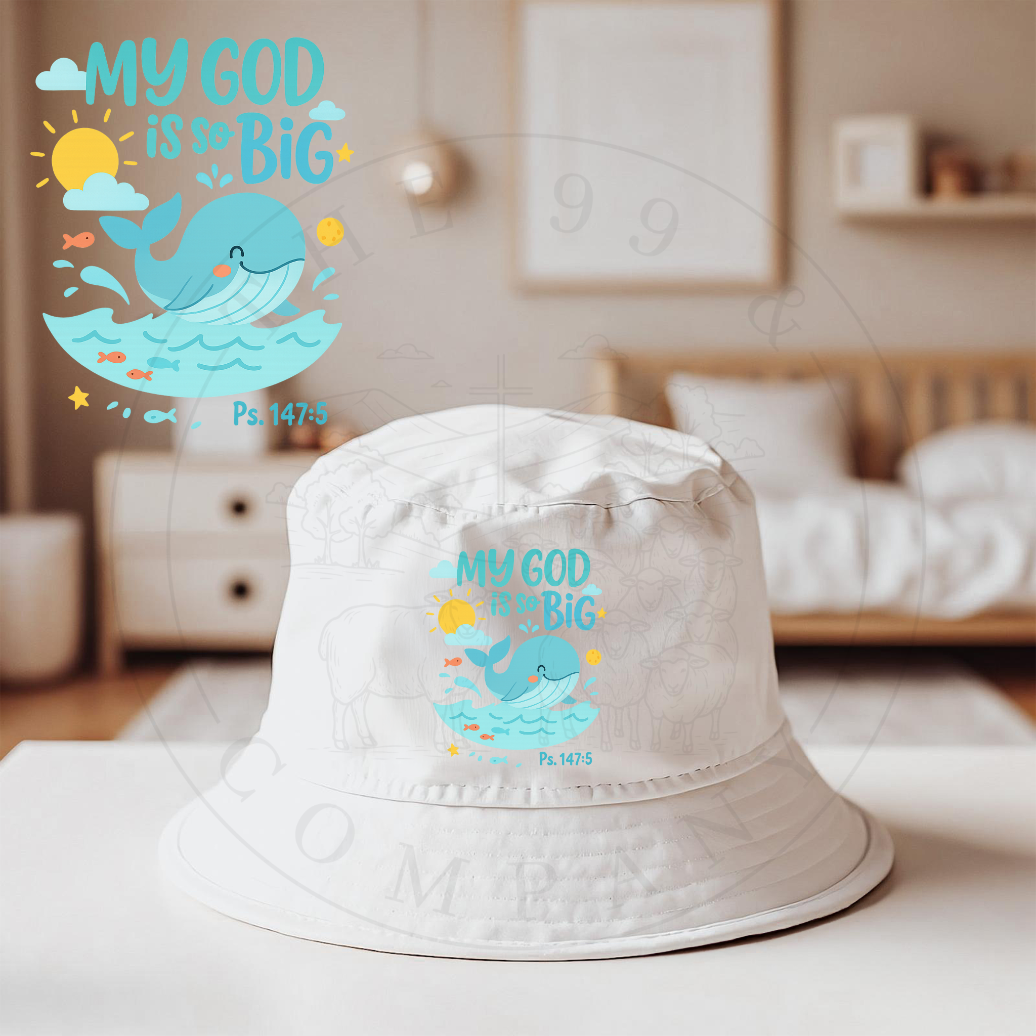 My God Is So Big Baby Bucket Hat