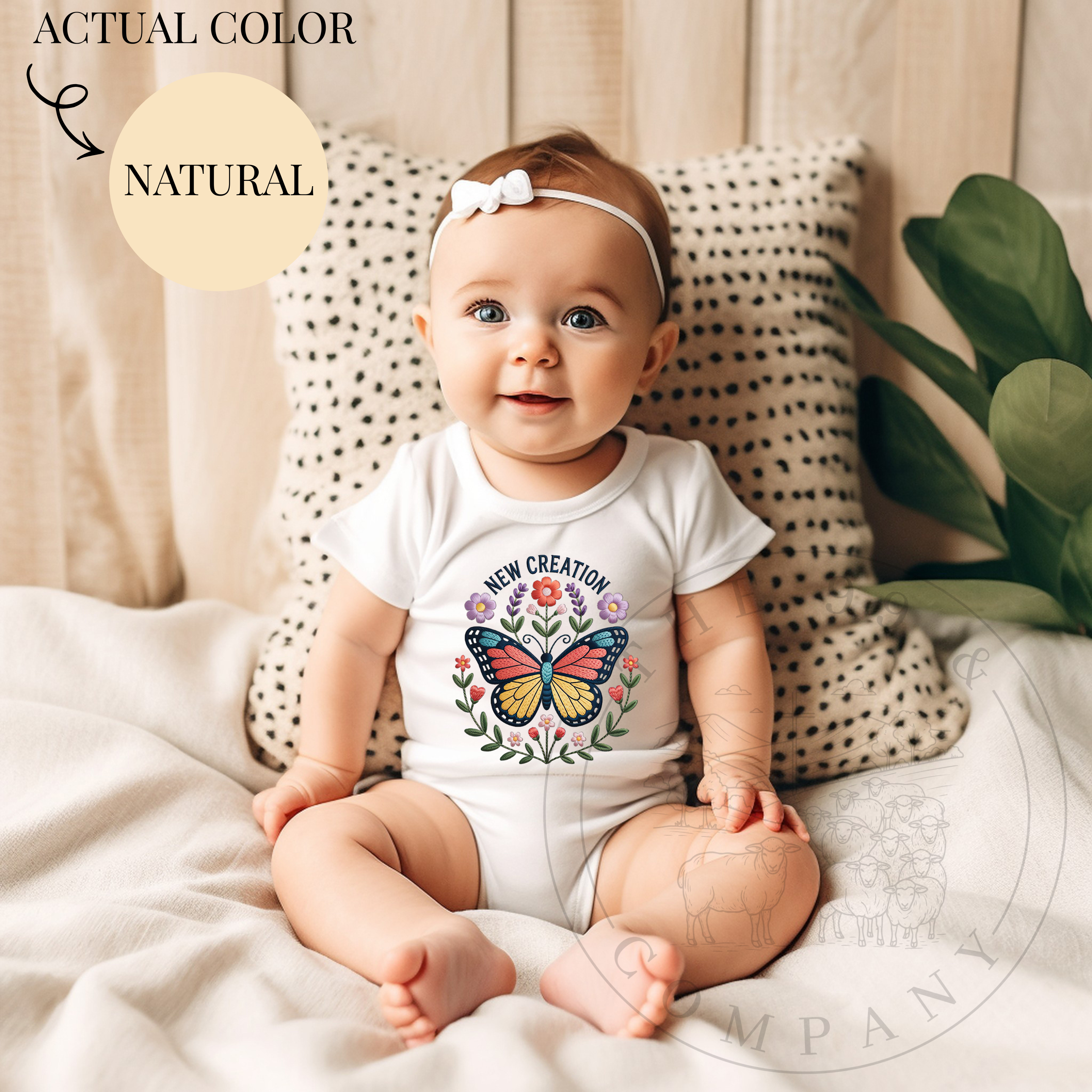 New Creation Baby Girl Onesie