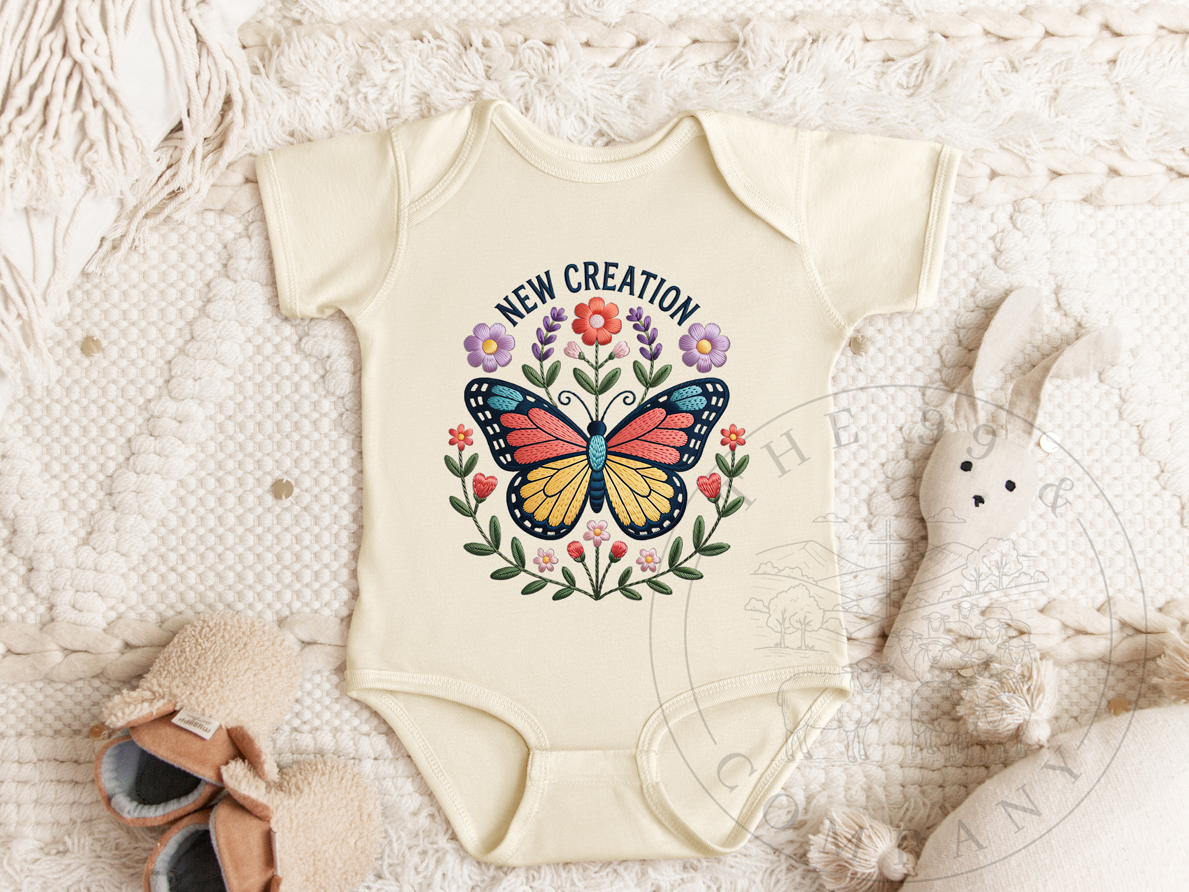 New Creation Baby Girl Onesie